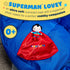 Kids Preferred DC Comics Superman Lovey Security Blanket, Soft Huggable Dark Knight Plush Lovey Toy for Baby and Infant Boys and Girls, Textured B...