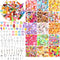 150Pcs Miniature Food Drinks Bottles Dollhouse Accessories 1:12 Mini Stuff Things Toy Set Dollhouse Pretend Kitchen Play Game Tiny Baking Hamburge...