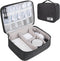 Cable Organizer Bag, Large Capacity Electronic Organizer Travel Case With Handle, Waterproof Tech Organizer for iPad Mini, Kindle, Cables, Charger...