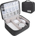 Cable Organizer Bag, Large Capacity Electronic Organizer Travel Case With Handle, Waterproof Tech Organizer for iPad Mini, Kindle, Cables, Charger...