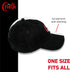 Disney Cruella Two-Tone Cotton Adjustable Dad Hat with Curved Brim, Black and White, One Size...