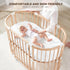 Pro Goleem Satin Bassinet Sheet 2 Pack Great for Baby Hair Soft Silk Feeling Sheet for Cradle or Bassinet Pad?Mattress for Boys and Girls Gift for...