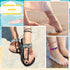 Kigeli 18 Pcs Boho Surfer Bracelet Ankle Adjustable Waterproof Braided String Beaded Anklets Unisex Handmade Bracelet Colorful Bohemia Anklet Chai...