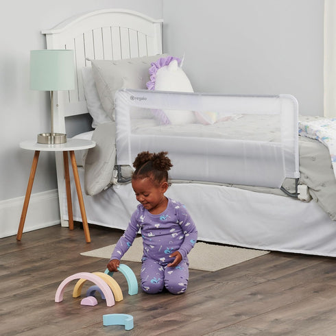 Regalo Swing Down Bed Rail Guard, with Reinforced Anchor Safety System...