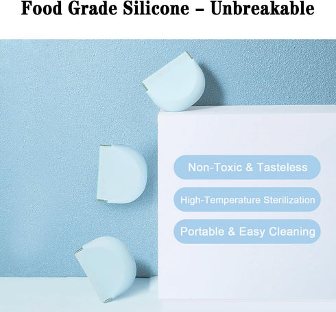 Retainer Case with Vent Holes, Silicone Portable Slim Cute Retainer Holder Compatible with Invisalign, Night Mouth Guard Case, with Retainer Remov...