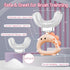 U Shaped Toothbrush - for Kids, Manual Whole Mouth Toddler Toothbrush Age 2-4 5 6 & up, Food Grade Soft Silicone Brush, 360° Oral Teeth Cleaning, ...
