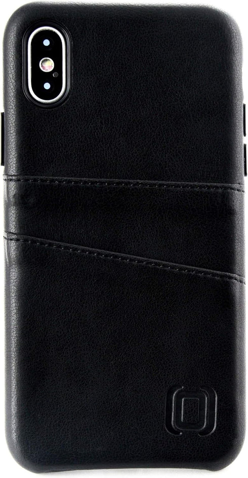 Dockem Wallet Case for iPhone X/XS: Built-in Metal Plate for Magnetic Mounting & 2 Credit Card Holders, (5.8" Exec M2, Synthetic Leather, Black)...