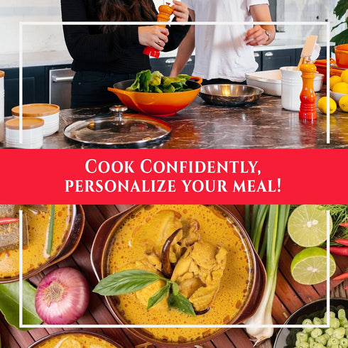 TIKKA MASALA, BUTTER CHICKEN, TANDOORI CHICKEN, BEEF VINDALOO INDIAN FOOD SPICES Beginner Seasoning Set by Flavor Temptations. Gluten free, Salt f...