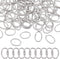UNICRAFTALE about 100pcs 13mm Oval Close but Unsoldered Jumps Rings 304 Stainless Steel Jump Rings Connectors O Rings for DIY Bracelet Necklaces J...