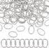 UNICRAFTALE about 100pcs 13mm Oval Close but Unsoldered Jumps Rings 304 Stainless Steel Jump Rings Connectors O Rings for DIY Bracelet Necklaces J...