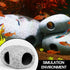 3 Pieces Rock Aquarium Decorations, Stackable Cave Aquarium Decor, Betta Fish Tank Accessories Hideout Hidden Stones Ornaments, Fish Rock House Hi...
