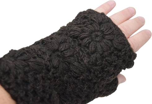 Nickanny's Thermal Insulated Lined Knit Arm Hand Warmer Texting Fingerless Gloves Mittens...
