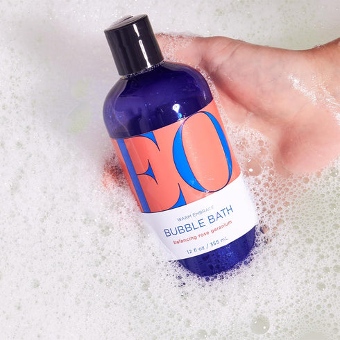 EO Bubble Bath, 12 Ounce (Pack of 1), Rose Geranium, Plant-Based, Botanical Extracts...