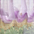 ABREEZE Cutwork Crochet Embroidered Curtain,Tassels Curtains Tie-Up Shade Sheer Curtains Adjustable Valances for Living Room,Light Purple 1Panel...