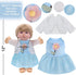 Girl Doll Clothes and Accessories 6 Sets Doll Clothes for 12 Inch Dolls Alive-Baby Doll Clothes Dress Pajamas Lovely Baby Doll Outfits Accessories...