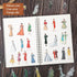 Vintage Fashion Stickers, 240 Pieces Retro Style Ladies Scrapbook Stickers Scrapbooking Supplies Kit, Sheer People Stickers for Junk Journals, Car...