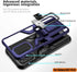 LMDAMZ Compatible Samsung Galaxy A52(5G) Heavy Duty Military Grade Shockproof Kickstand Case Double Protection (TPU+PC) Solid and Durable Magnetic...