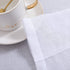 White Short Sheer Curtains 36 Inch Length for Kitchen Door 2 Panel Set Rod Pocket Cafe Curtains Linen Look Semi Sheer Tier Curtains for Small Wind...