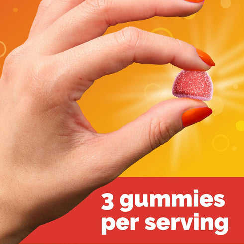 Emergen-C 750mg Vitamin C Gummies for Adults, Immune Support Gummies, Gluten Free, Strawberry, Lemon and Blueberry Flavors - 45 Count...