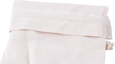 Sansam Muslin Drawstring Gift Bags, 8x12'' Reusable Thicken Natural Cotton Sachet Bags, Overlocking Edges Spice Bags for Jewellery and Crafts, Che...