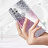 BAISRKE for Moto G 5G Case,Motorola One 5G Ace Case Glitter Sparkle for Girly Women,Shockproof Clear Hard Back Cover - Pink...