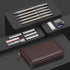 Mr. Pen- Metal Mechanical Pencil Set in Leather Case, 5 Sizes, 0.3, 0.5, 0.7, 0.9, 2mm, mechanical pencils, Sketching Pencils, Drafting Pencil, Me...