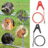 2Pcs Electric Fence Lead Wire Set with Alligator Clip, Solar Electric Fence Connector, Agricultural Electric Fence Wire Connect, Fencing System Wi...