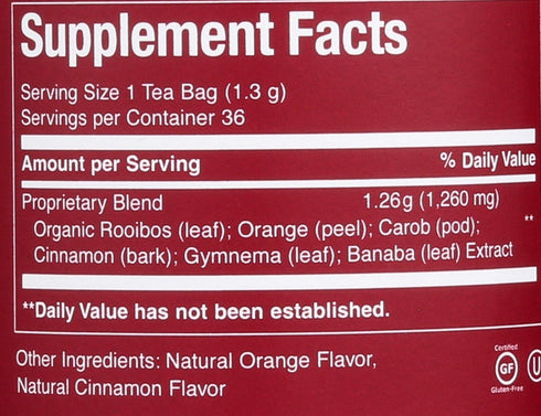Republic Of Tea, Tea Be Well Rooibos Get Lost, 36 Count...