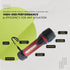 GoGreen Power (GG-THEBULLRD) Professional Flashlight, 180 Lumen Worklight with Strobe and Handle Flashlight, Red...