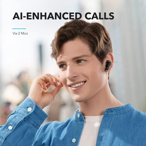 Soundcore by Anker P20i True Wireless Earbuds, 10mm Drivers with Big Bass, Bluetooth 5.3, 30H Long Playtime, Water-Resistant, 2 Mics for AI Clear ...