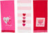 DII Valentine's Day Collection Kitchen, Dishtowel Set, 18x28, Embellished Hearts, 3 Piece...