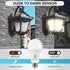JackonLux Dusk to Dawn Light Bulbs Outdoor Led Light Bulbs with Dusk to Dawn Sensor Outdoor Light Bulb for Garage Porch Outdoor Lighting Smart Lig...