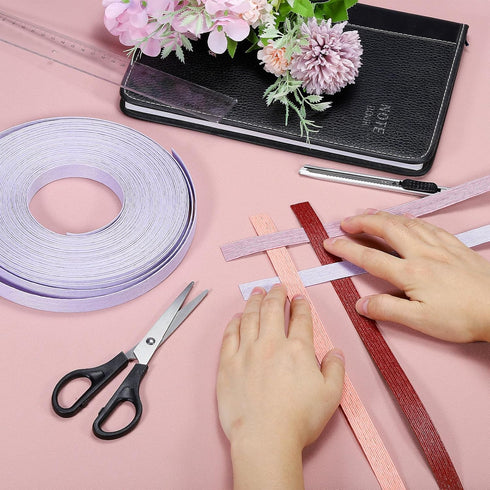 PATIKIL 5.4 Yards x 0.6" Paper Rattan Weaving Cane, 12-Ply Paper Rattan Weave Basket Weaving Supplies for DIY Rattan Woven Making, Deep Cyan...