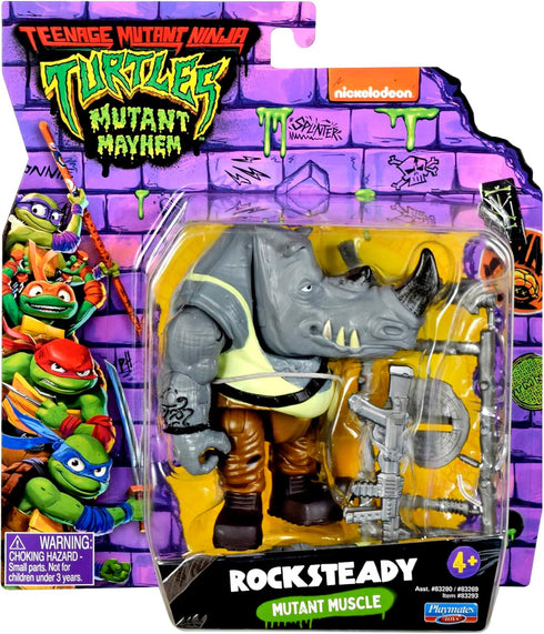 Teenage Mutant Ninja Turtles: Mutant Mayhem 3.75” Rocksteady...