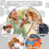IPX8 Waterproof AirTag Dog Collar Holder, Hidden Air Tag Case for Cat Collar, Anti-Lost Silicone Cover for AirTag GPS Tracker Compatible with Pets...