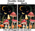 Fantasy Night Fairy Moon Star Mushroom Grass Butterfly Snail Garden Yard Flag 12"x 18" Double Sided Polyester Welcome House Flag Banners for Patio...