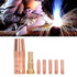 Mig Welding Accessory, Flux Core Gasless 0.8mm Brass Nozzle Tips Kit for FC90 80GL Forney Easy Weld 261308 306...