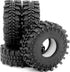 HOBBYSOUL 1.0 Mud Tires 61 * 22.4mm Super Soft Sticky 1.0 Crawler Tires for RC 1/18 TRX4M 1/24 AX24 SCX24 FCX24 Upgrade...
