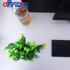 OFFIDIX Mini Artificial Eucalyptus Plants with Vase for Office Desk,Fake Plant with Plastic Pots for Home,Shower Room Decoration (Green)...