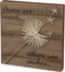 Primitives by Kathy Distressed Wood Slat Sign - 'Some see weeds...' with Hand-Strung Heart, Wall Art & Desk Decor for Home...
