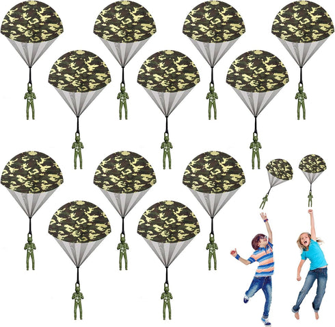 Parachute Toys Tangle Free Parachute Toy with Small Figures Outdoor Flying Toys Air Parachute for Boys Kids Birthday Party Favors...