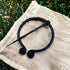 Twisted Ring Shape Brooch Hand forged medieval artifacts from nordiac past iron pin for cloak...