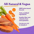 Halo Plant-Based Dog Treats with Sweet Potato & Carrots, Vegan Dog Treat Pouch, 8oz bag...