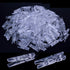 200 Pieces Photo Clips,Mini Clear Plastic Utility Paper Clip Clothespins Clip...