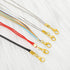 450 Piece Jewelry Making Accessories Kit Include 200 Fold Over Cord End Caps Crimp End Tips 200 Jump Ring Connectors and 50 Bracelet Necklace Lobs...