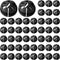 100pcs Push-in Cable Connectors, 3/8 Inch Trade Size Non-Metallic Push In Connector Plastic Electrical Box Wire Inserts Button Push-in NM Cable Cl...