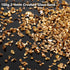 Irregular Crushed Glass Chips Sprinkles, 100g Metallic Chunky Glitter Stones for Nail Art, Resin Mold Filler, DIY Crafts, Vase Filler, Jewelry Mak...