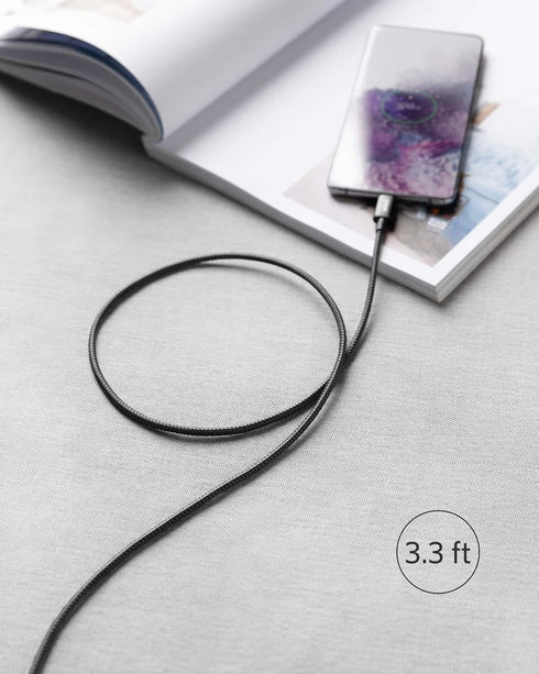 Anker USB C to USB C Cable (3.3ft 100W, 2Pack), USB 2.0 Type C Charger Fast Charging for iPhone 15/15Pro/15Plus/15ProMax, MacBook Pro 2020, iPad P...