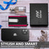 MOSIYEEF Minimalist Wallet for Men - RFID Blocking Card Wallet for Men - Card Holder with Money Clip with Leather Wrapped - Slim Front Pocket Auto...