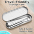 Set of 3 Tongue Scrapers for Adults, Tough Metal Tongue Cleaner w/Storage Case, Stainless Steel Tongue Scrubber for Fresh Breath & Oral Hygiene by...